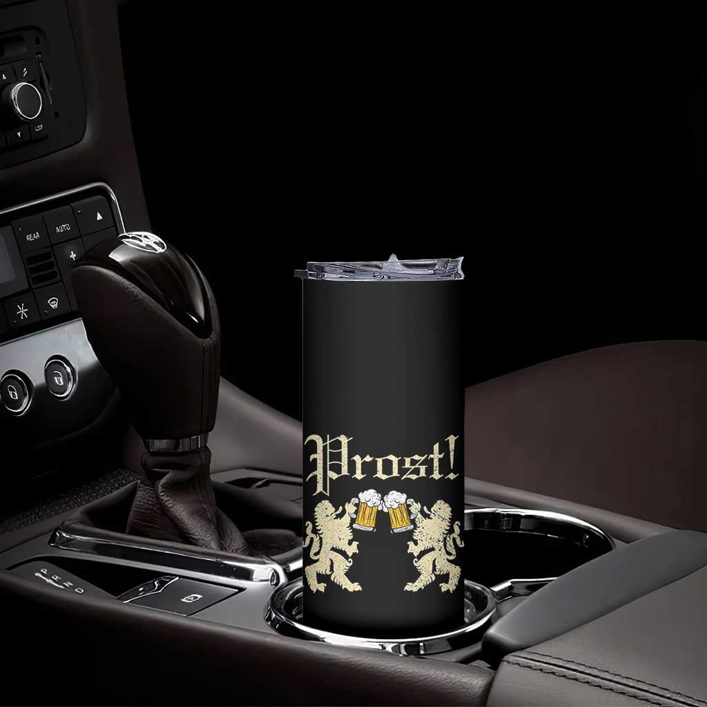 German Prost Skinny Tumbler Lion Cheers Beer Drinking Oktoberfest TS11 Print Your Wear