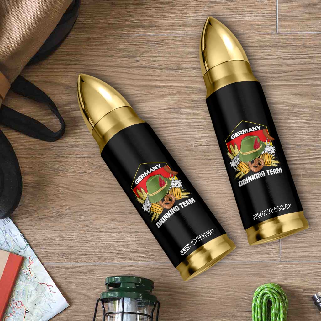 Germany Drinking Team Bullet Tumbler Germany Beer Festivals Oktoberfest Alpine hat Barley TS11 Print Your Wear