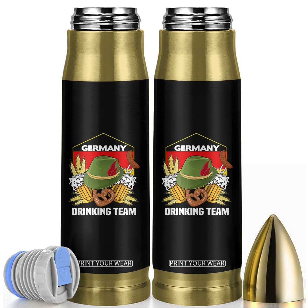 Germany Drinking Team Bullet Tumbler Germany Beer Festivals Oktoberfest Alpine hat Barley TS11 Black Print Your Wear