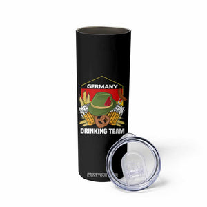 Germany Drinking Team Skinny Tumbler Germany Beer Festivals Oktoberfest Alpine hat Barley TS11 Print Your Wear