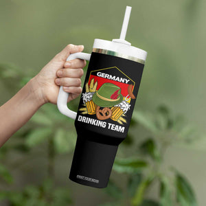 Germany Drinking Team Tumbler With Handle Germany Beer Festivals Oktoberfest Alpine hat Barley TS11 Print Your Wear