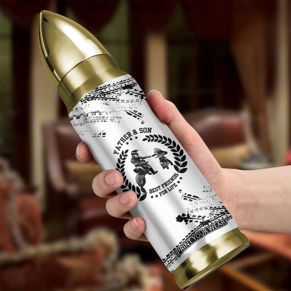 Gifts For Dad From Son Bullet Tumbler Dirt Bike Dad Bike Biker MX Motocross Rider TB10 Print Your Wear