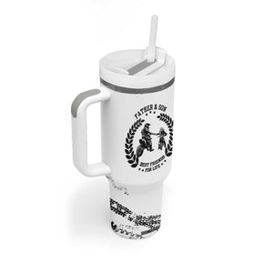 Gifts For Dad From Son Tumbler With Handle Dirt Bike Dad Bike Biker MX Motocross Rider TB10 Print Your Wear