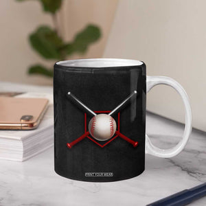 Gifts for Baseball Lover Coffee Mug Hustle Hit Never Quit TB09 Print Your Wear