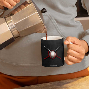 Gifts for Baseball Lover Coffee Mug Hustle Hit Never Quit TB09 Print Your Wear