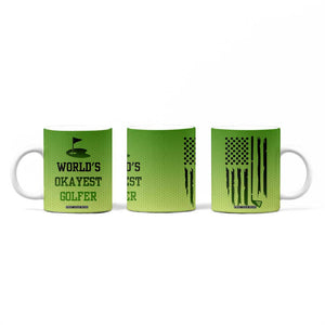 Gifts for Golf Player Coffee Mug World's Okayest Golfer TB09 Print Your Wear