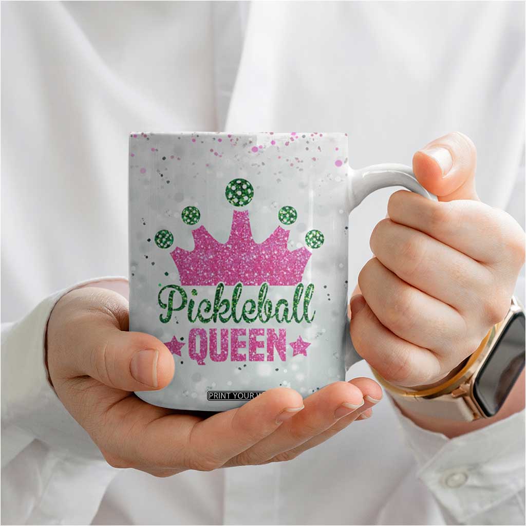 Gifts for Pickleball Lover Coffee Mug Pickleball Queen TB09 Print Your Wear