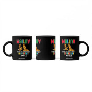 Giraffe Autism Awareness Coffee Mug Seeing World Different Angle TS02 Print Your Wear