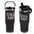 Girl Dad Est. 2025 Flip Straw Tumbler Pink Dad First Fathers Day TS10 One Size: 30 oz Black Print Your Wear