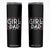 Girl Dad Est. 2025 Skinny Tumbler Pink Dad First Fathers Day TS10 Black Print Your Wear