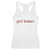Girl Kisser Racerback Tank Top Funny Lesbian Pride TS10 White Print Your Wear