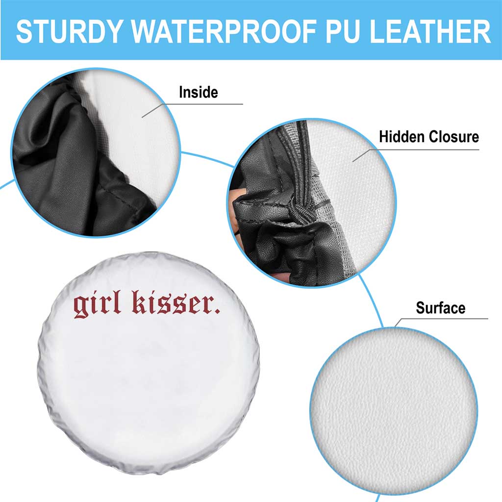 Girl Kisser Spare Tire Cover Funny Lesbian Pride TS10 Print Your Wear