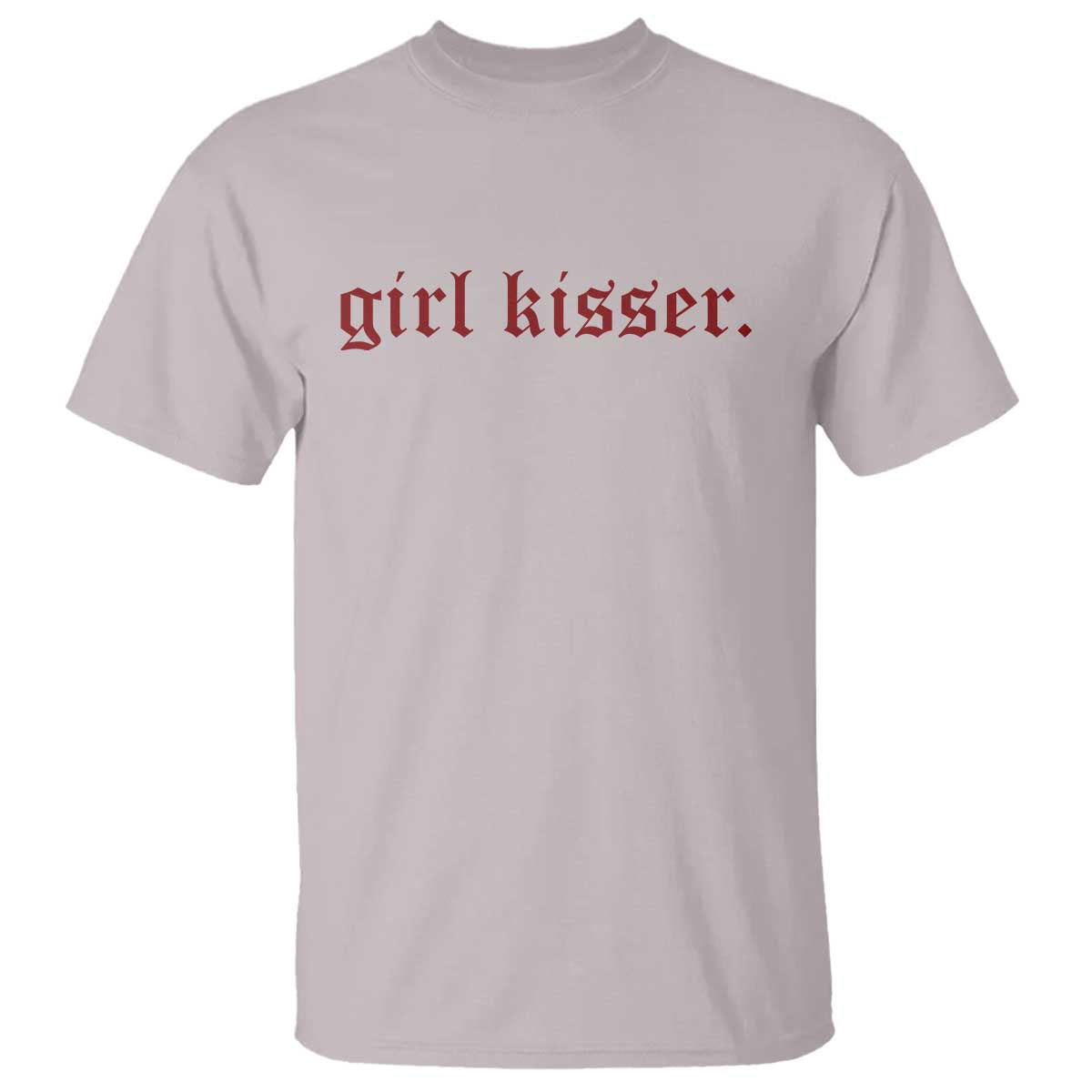 Girl Kisser T Shirt Funny Lesbian Pride TS10 Ice Gray Print Your Wear