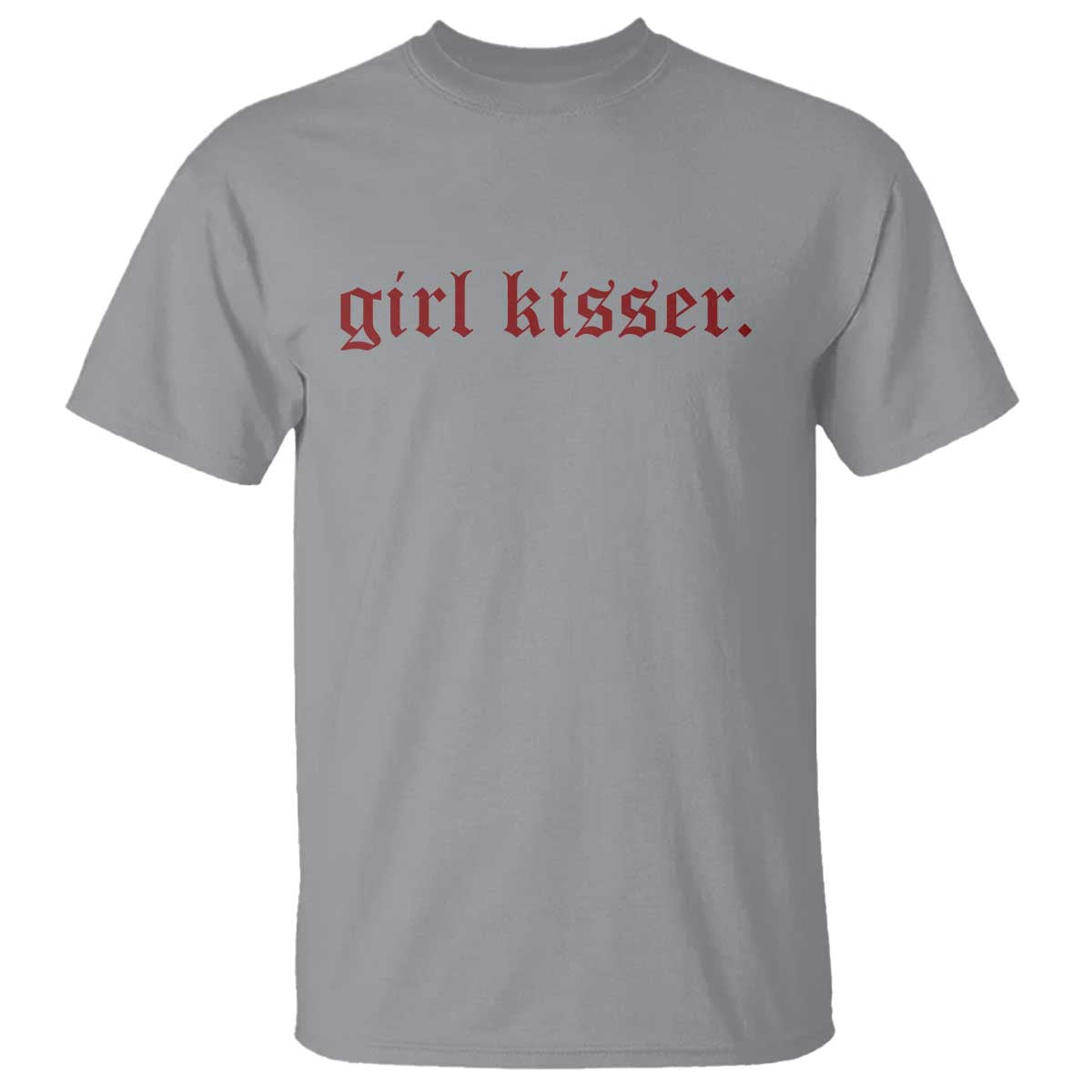 Girl Kisser T Shirt Funny Lesbian Pride TS10 Sport Gray Print Your Wear