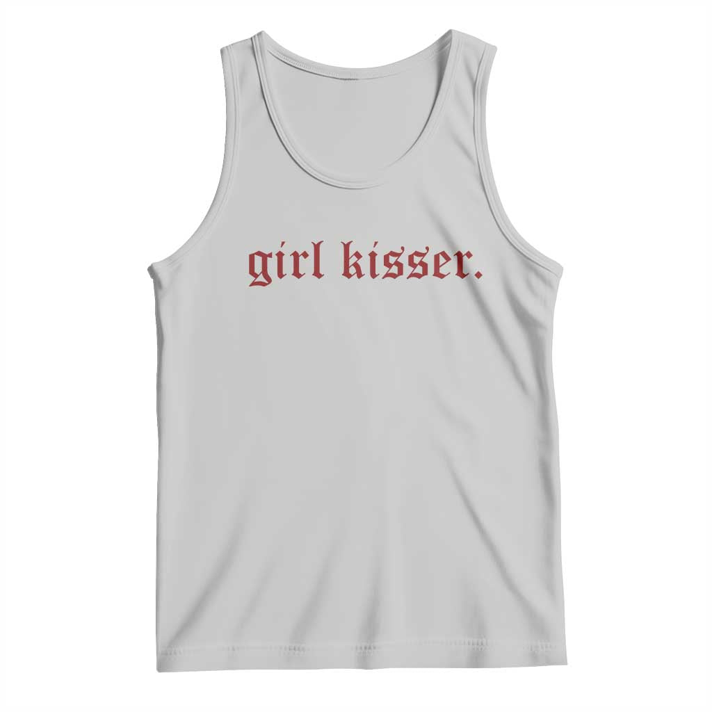 Girl Kisser Tank Top Funny Lesbian Pride TS10 Ash Print Your Wear