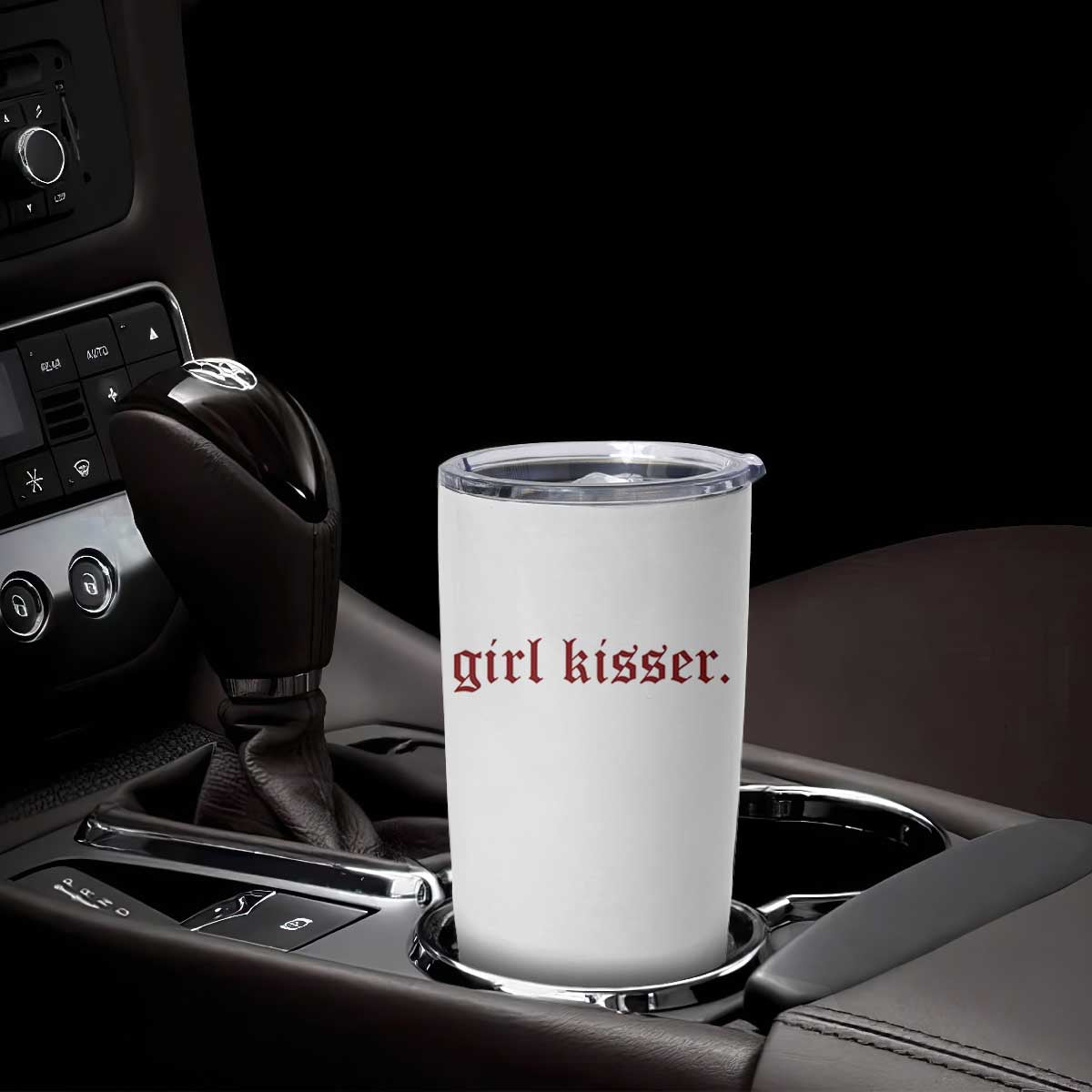 Girl Kisser Tumbler Cup Funny Lesbian Pride TS10 Print Your Wear