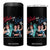 Girl Will be Girls Patriotic Feminist 4th of July 4 in 1 Can Cooler Tumbler TS11 One Size: 16 oz Black Print Your Wear