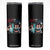 Girl Will be Girls Patriotic Feminist 4th of July Skinny Tumbler TS11 Black Print Your Wear