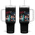 Girl Will be Girls Patriotic Feminist 4th of July Tumbler With Handle TS11 One Size: 40 oz Black Print Your Wear