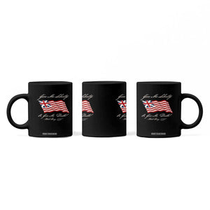 Give Me Liberty Or Give Me Death Patrick Henry Coffee Mug Vintage Grand Union Flag TS11 Print Your Wear