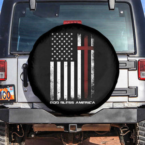 God Bless America Spare Tire Cover America Pride USA US Flag Patriotic 4th of July TS10 No hole Black Print Your Wear