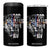 God Bless Pope Leo XIV 4 in 1 Can Cooler Tumbler Lion American Flag TS11 One Size: 16 oz Black Print Your Wear