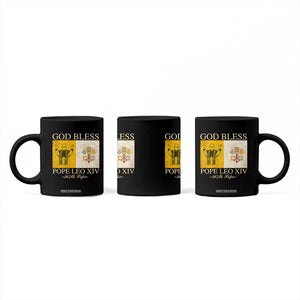 God Bless Pope Leo XIV Coffee Mug 267th Pope Vatican Flag TS02 Print Your Wear