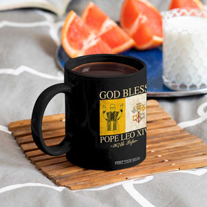 God Bless Pope Leo XIV Coffee Mug 267th Pope Vatican Flag TS02 Print Your Wear