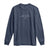 God Bless Pope Leo XIV Long Sleeve Shirt Cross Subtle Minimal Religious Faith TS10 Navy Print Your Wear