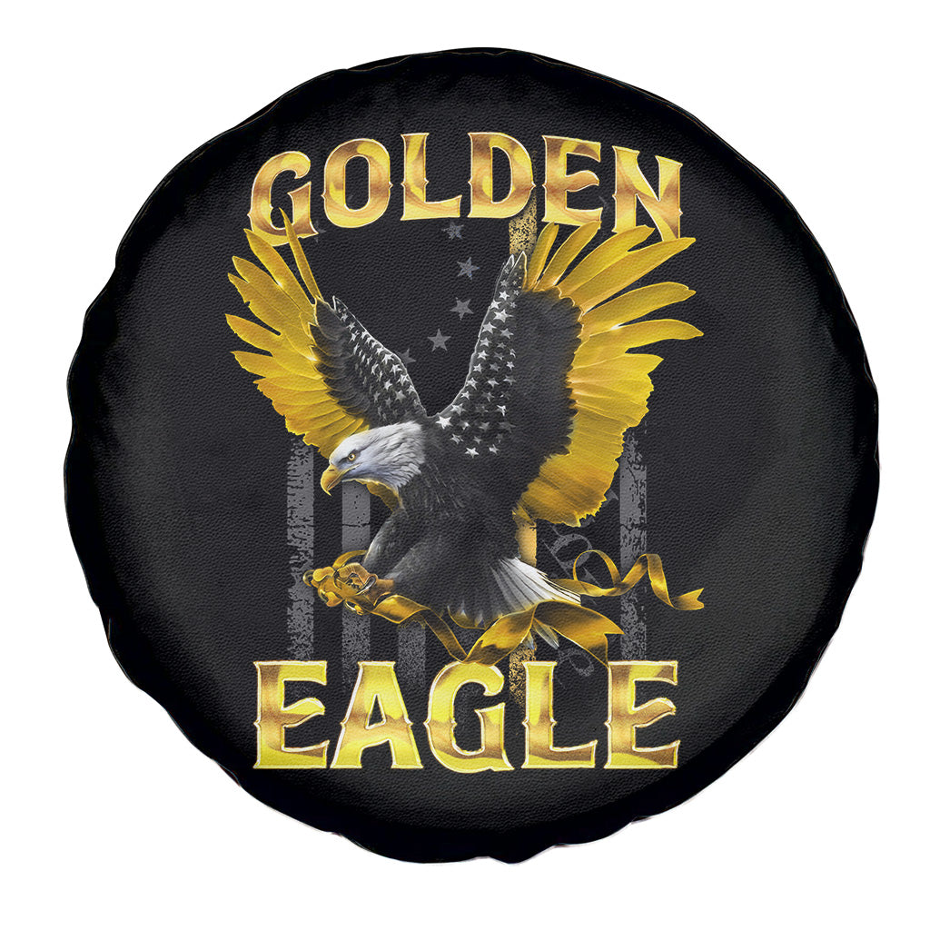 Golden Eagle of America Spare Tire Cover Vintage US Flag TS11 Print Your Wear