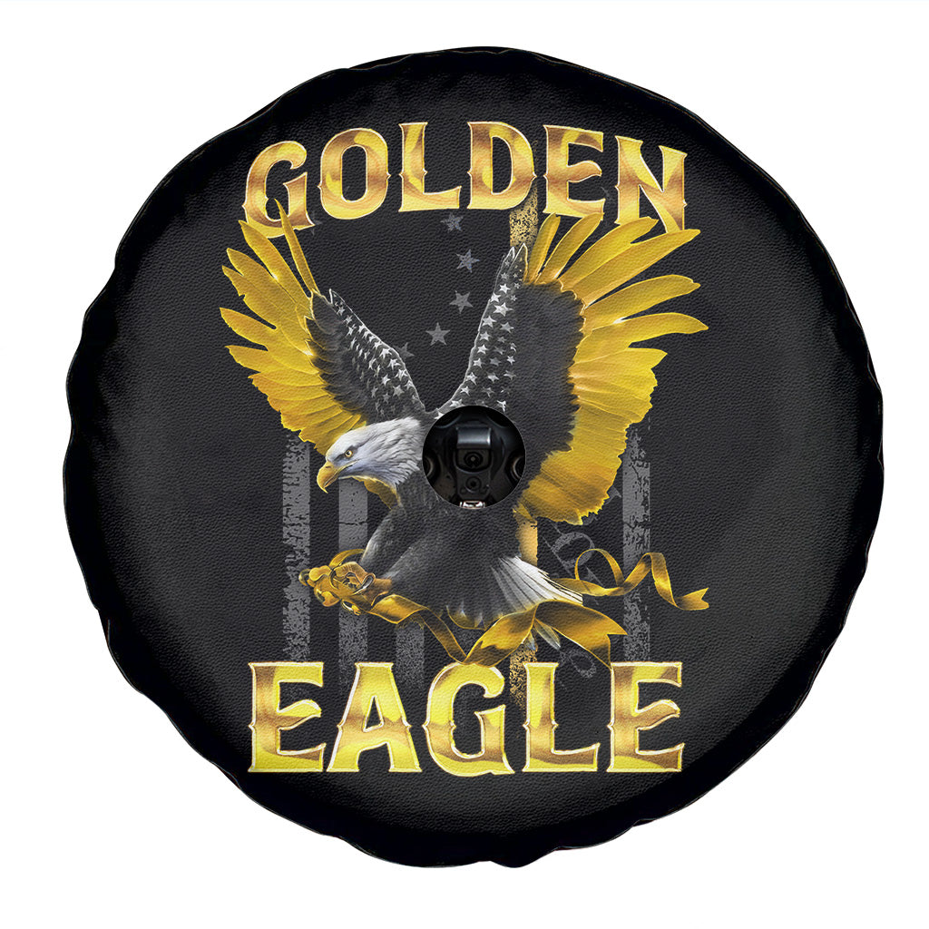 Golden Eagle of America Spare Tire Cover Vintage US Flag TS11 Print Your Wear