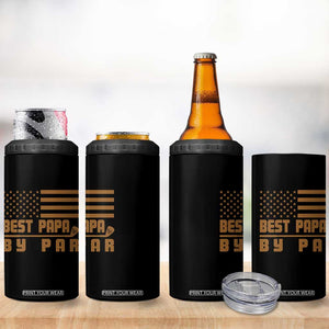 Golf Dad 4 in 1 Can Cooler Tumbler Best Papa By Par American Flag Golfer Fathers Day Gifts TS10 Print Your Wear