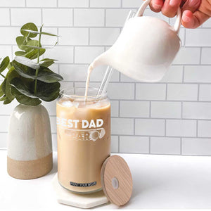 Golf Dad Glass Can Best Dad By Par Golfing Golfer Funny Fathers Day Gifts TS10 Print Your Wear