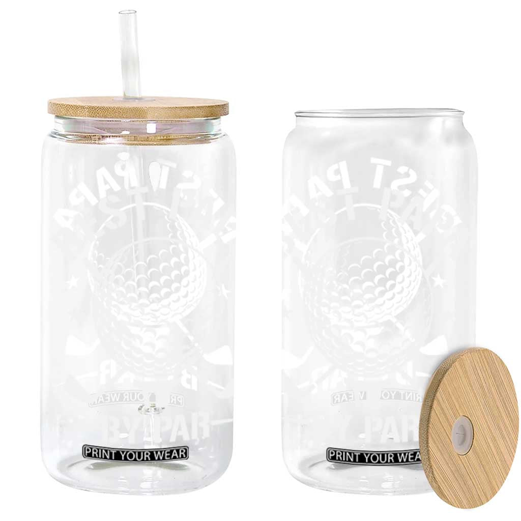 Golf Dad Glass Can Best Papa By Par Golfer Fathers Day Gifts TS10 Black Print Your Wear