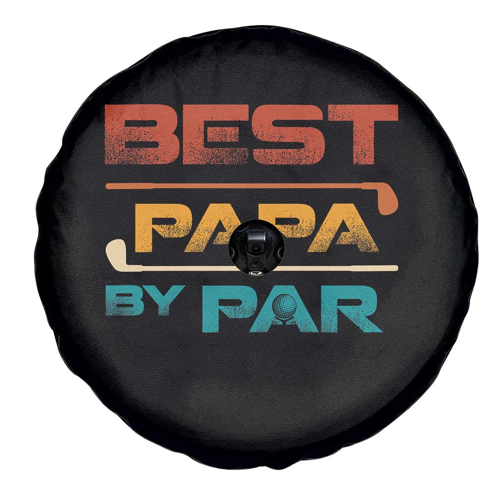 Golf Dad Spare Tire Cover Best Papa By Par Golfing Golfer Funny Fathers Day Gifts TS10 Print Your Wear