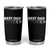 Golf Dad Tumbler Cup Best Dad By Par Golfing Golfer Funny Fathers Day Gifts TS10 Black Print Your Wear
