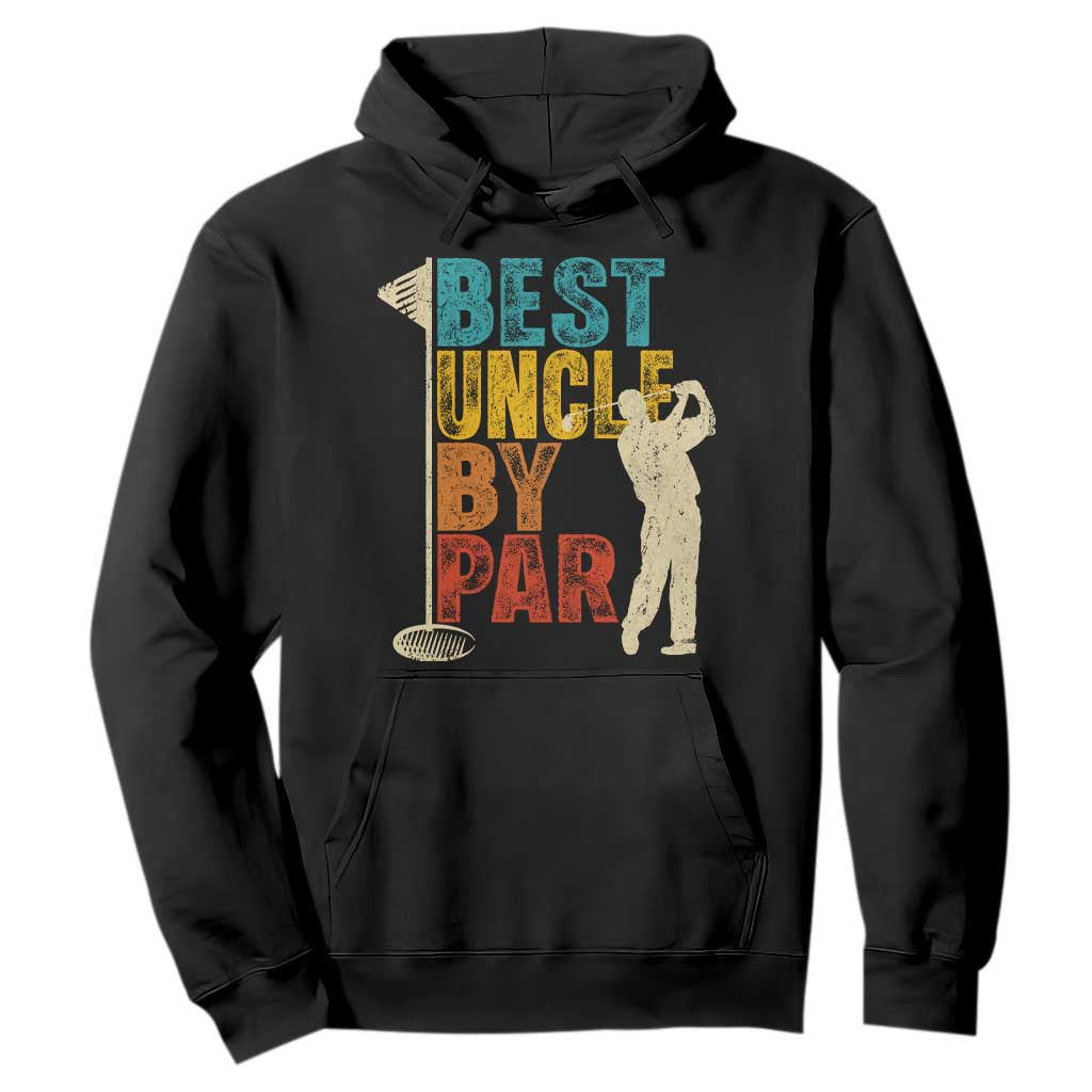 Golf Gifts for Uncle Hoodie Golf Fathers Day Golfer Uncle Gift TS10 Black Print Your Wear
