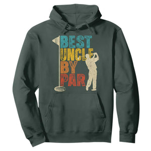 Golf Gifts for Uncle Hoodie Golf Fathers Day Golfer Uncle Gift TS10 Dark Forest Green Print Your Wear