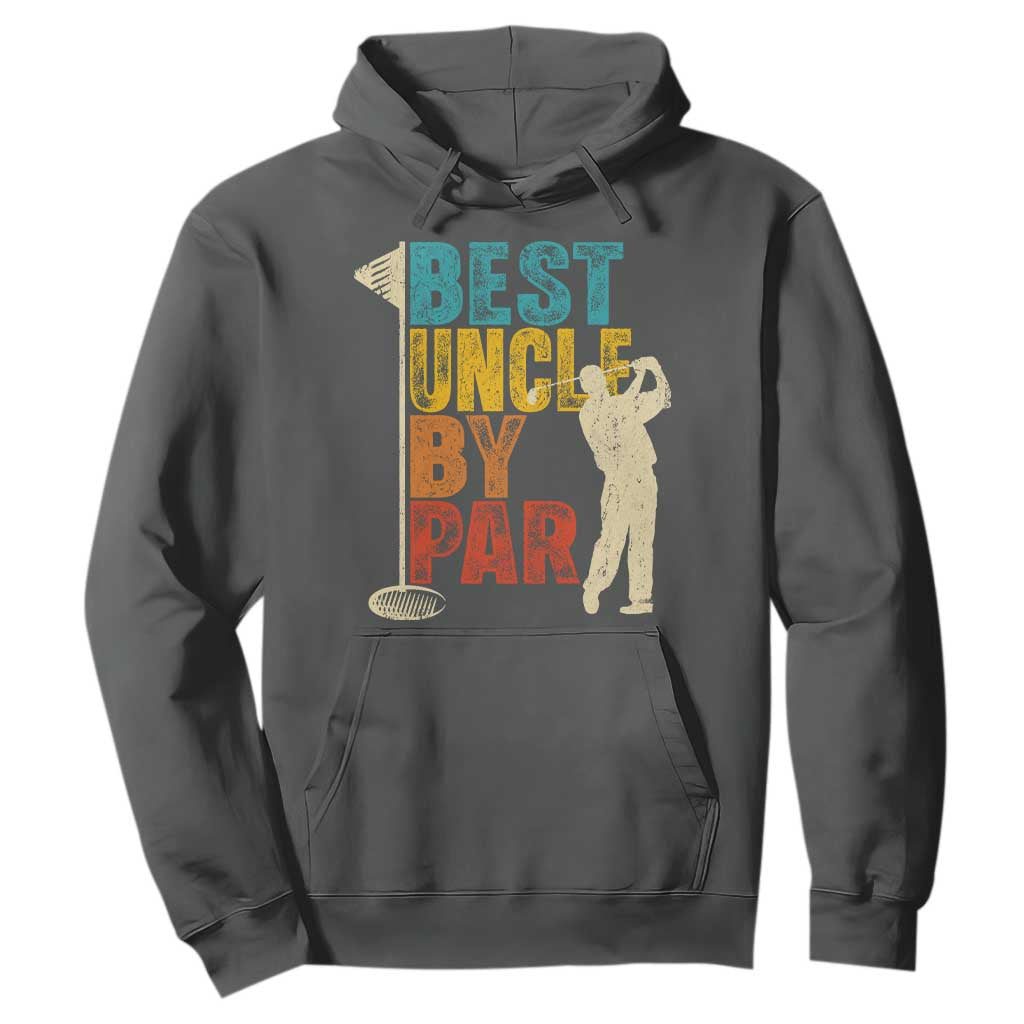 Golf Gifts for Uncle Hoodie Golf Fathers Day Golfer Uncle Gift TS10 Dark Heather Print Your Wear