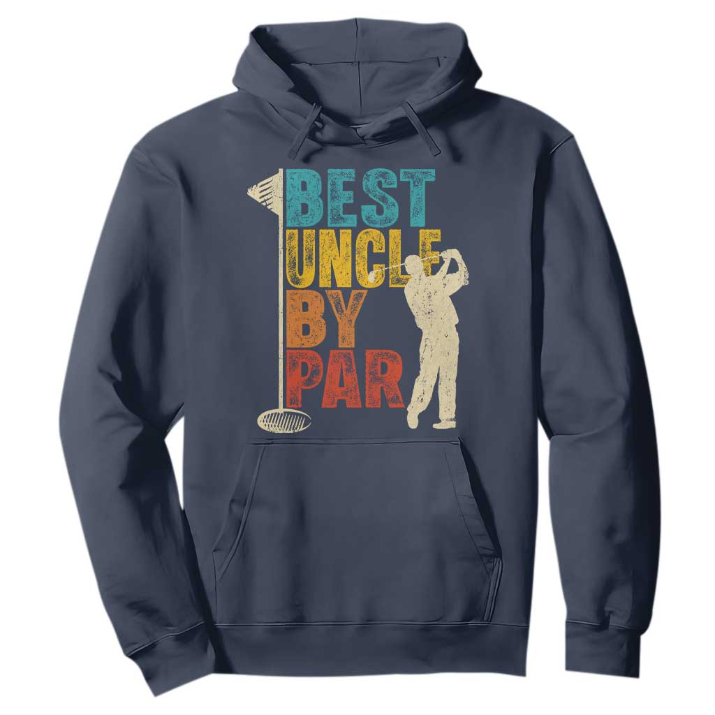 Golf Gifts for Uncle Hoodie Golf Fathers Day Golfer Uncle Gift TS10 Navy Print Your Wear