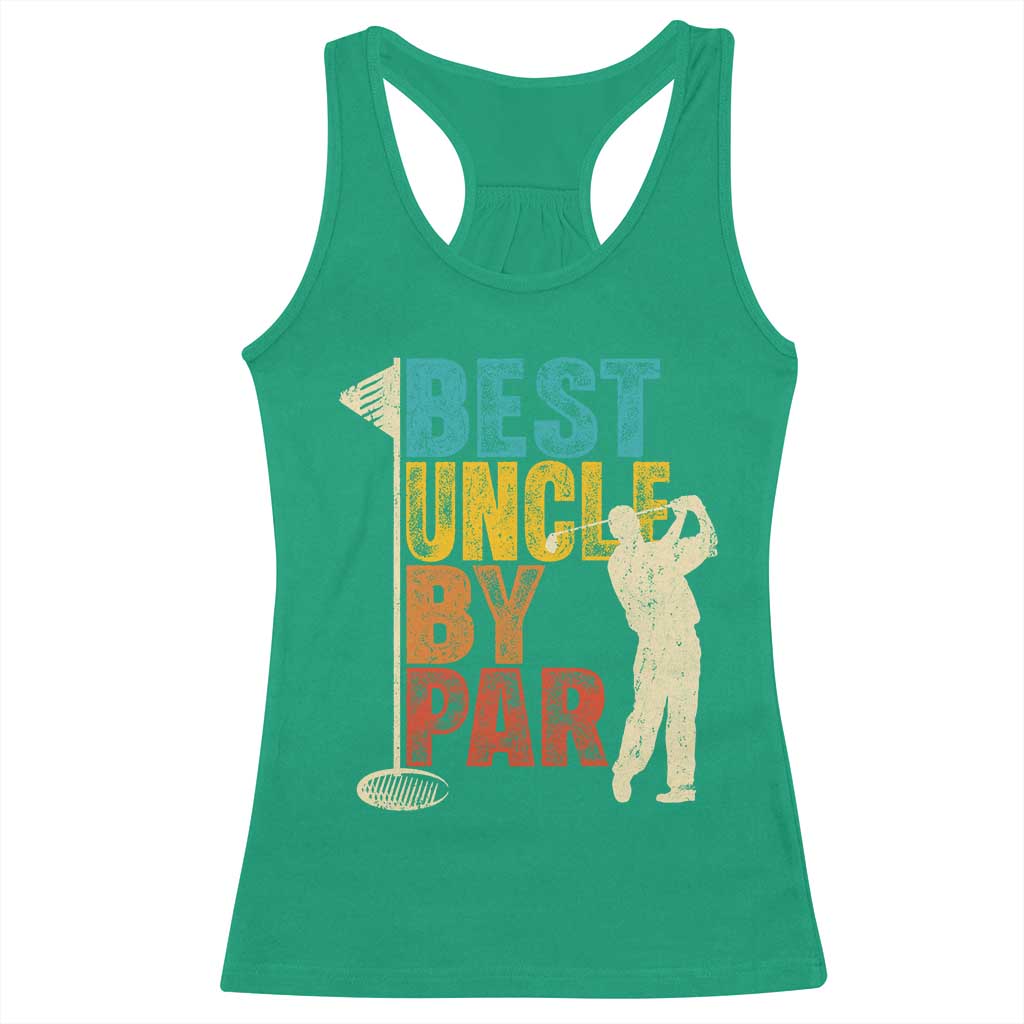 Golf Gifts for Uncle Racerback Tank Top Golf Fathers Day Golfer Uncle Gift TS10 Irish Green Print Your Wear