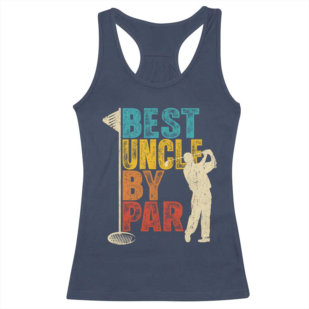 Golf Gifts for Uncle Racerback Tank Top Golf Fathers Day Golfer Uncle Gift TS10 Navy Print Your Wear