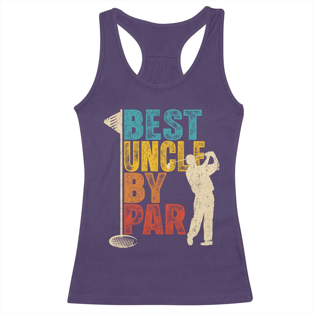 Golf Gifts for Uncle Racerback Tank Top Golf Fathers Day Golfer Uncle Gift TS10 Purple Print Your Wear