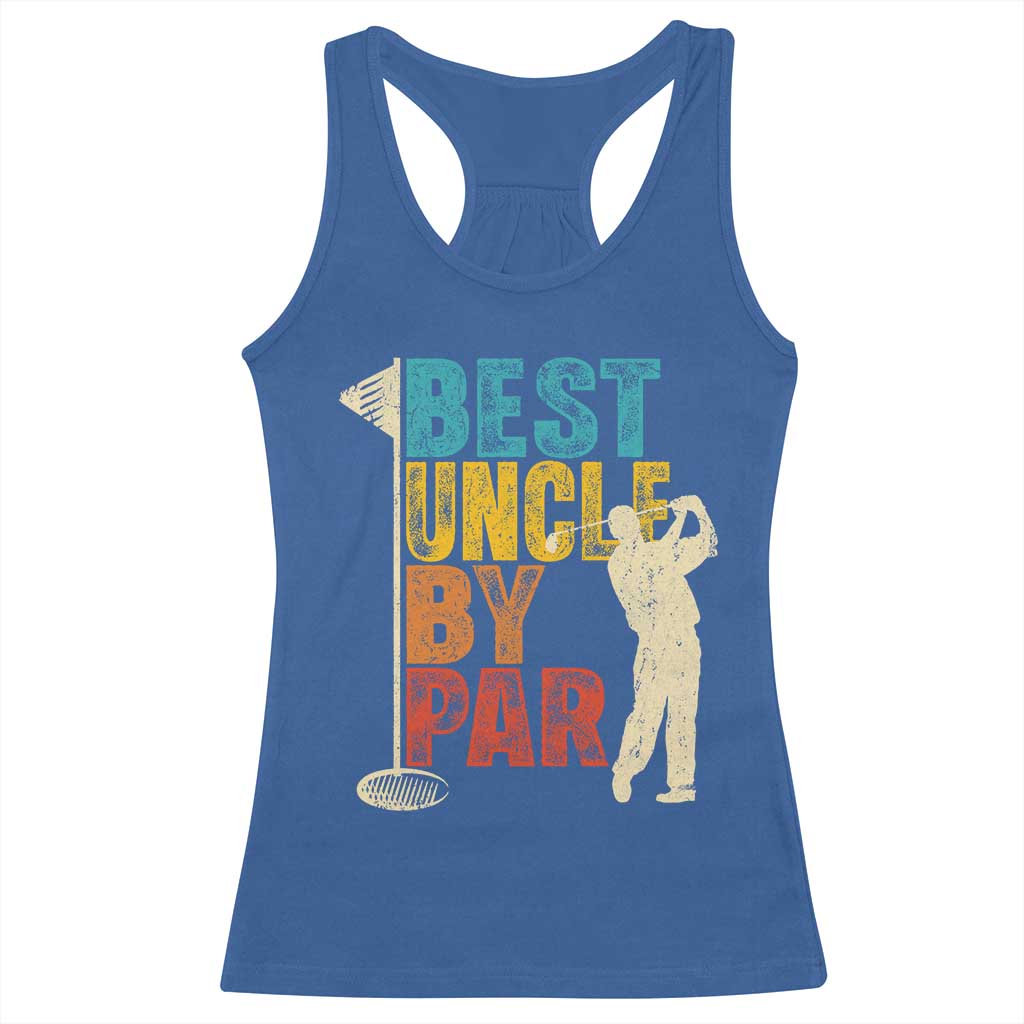 Golf Gifts for Uncle Racerback Tank Top Golf Fathers Day Golfer Uncle Gift TS10 Royal Blue Print Your Wear
