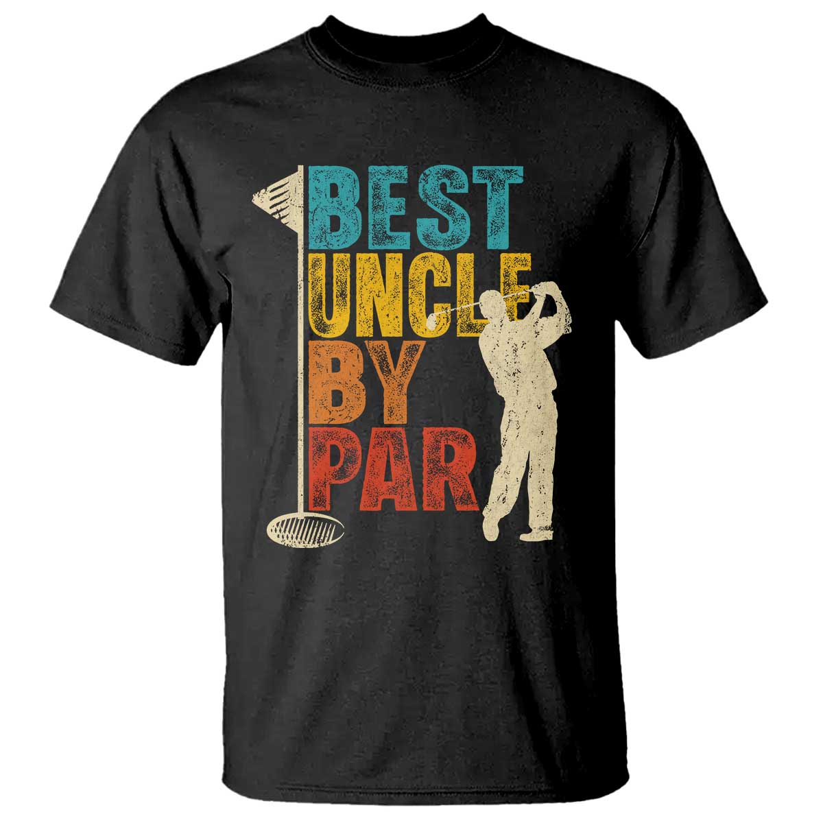 Golf Gifts for Uncle T Shirt Golf Fathers Day Golfer Uncle Gift TS10 Black Print Your Wear