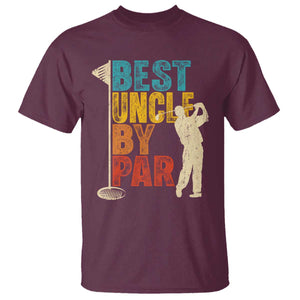 Golf Gifts for Uncle T Shirt Golf Fathers Day Golfer Uncle Gift TS10 Maroon Print Your Wear