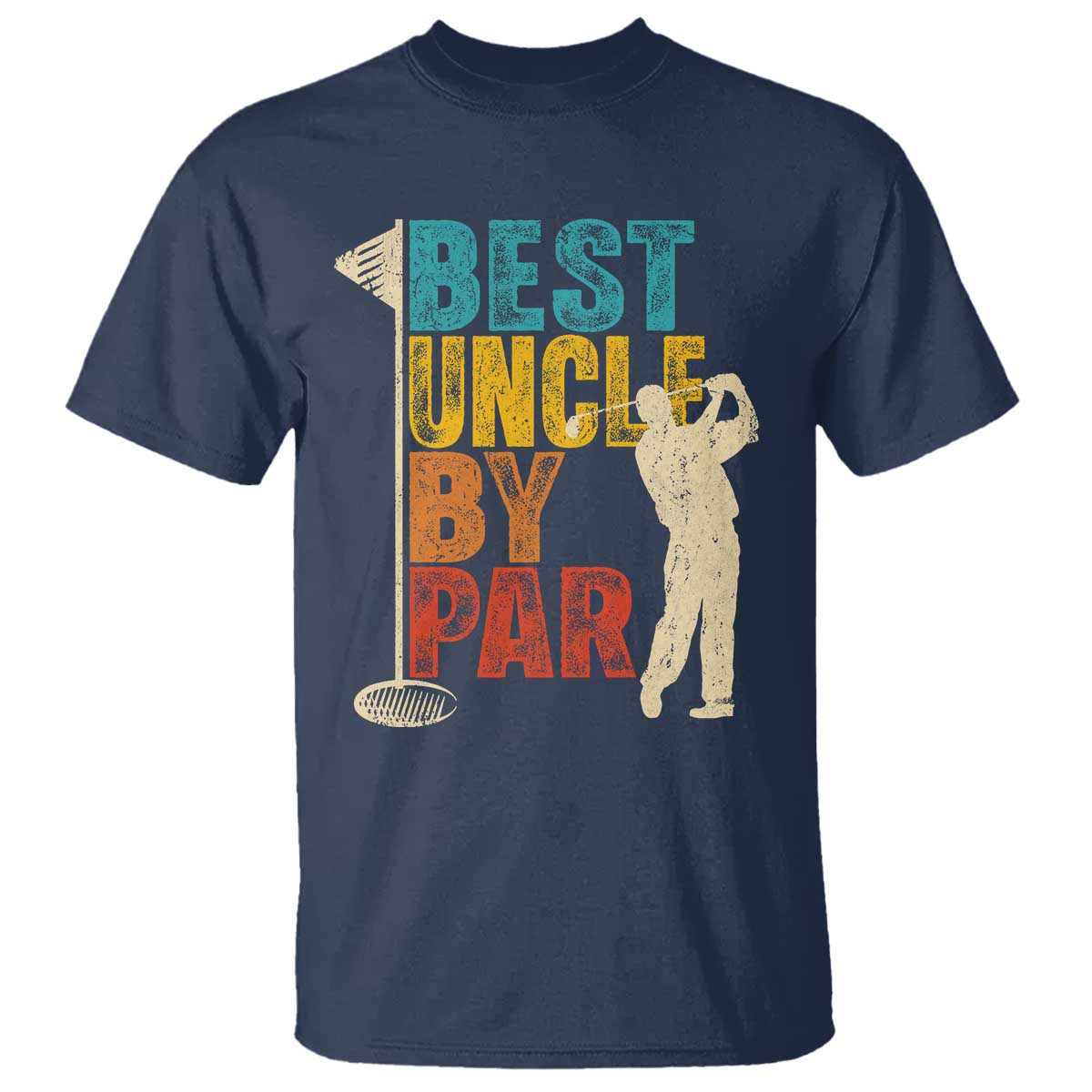 Golf Gifts for Uncle T Shirt Golf Fathers Day Golfer Uncle Gift TS10 Navy Print Your Wear