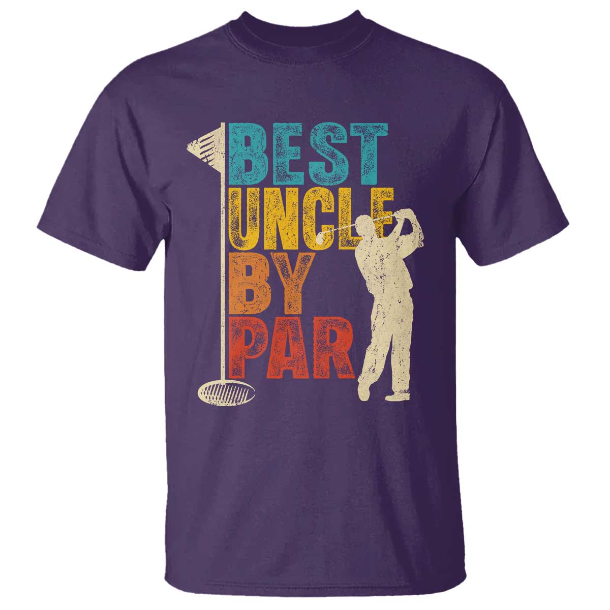 Golf Gifts for Uncle T Shirt Golf Fathers Day Golfer Uncle Gift TS10 Purple Print Your Wear