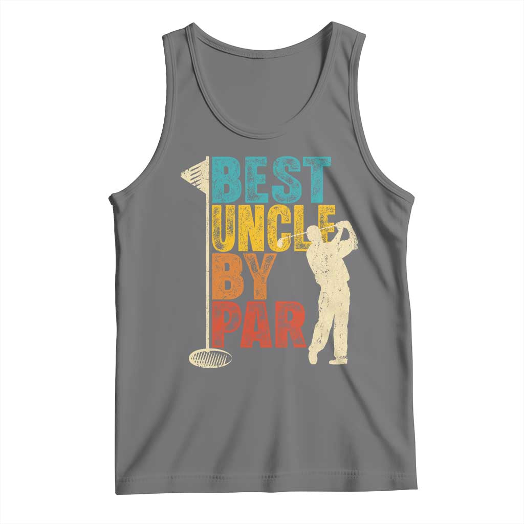 Golf Gifts for Uncle Tank Top Golf Fathers Day Golfer Uncle Gift TS10 Black Heather Print Your Wear