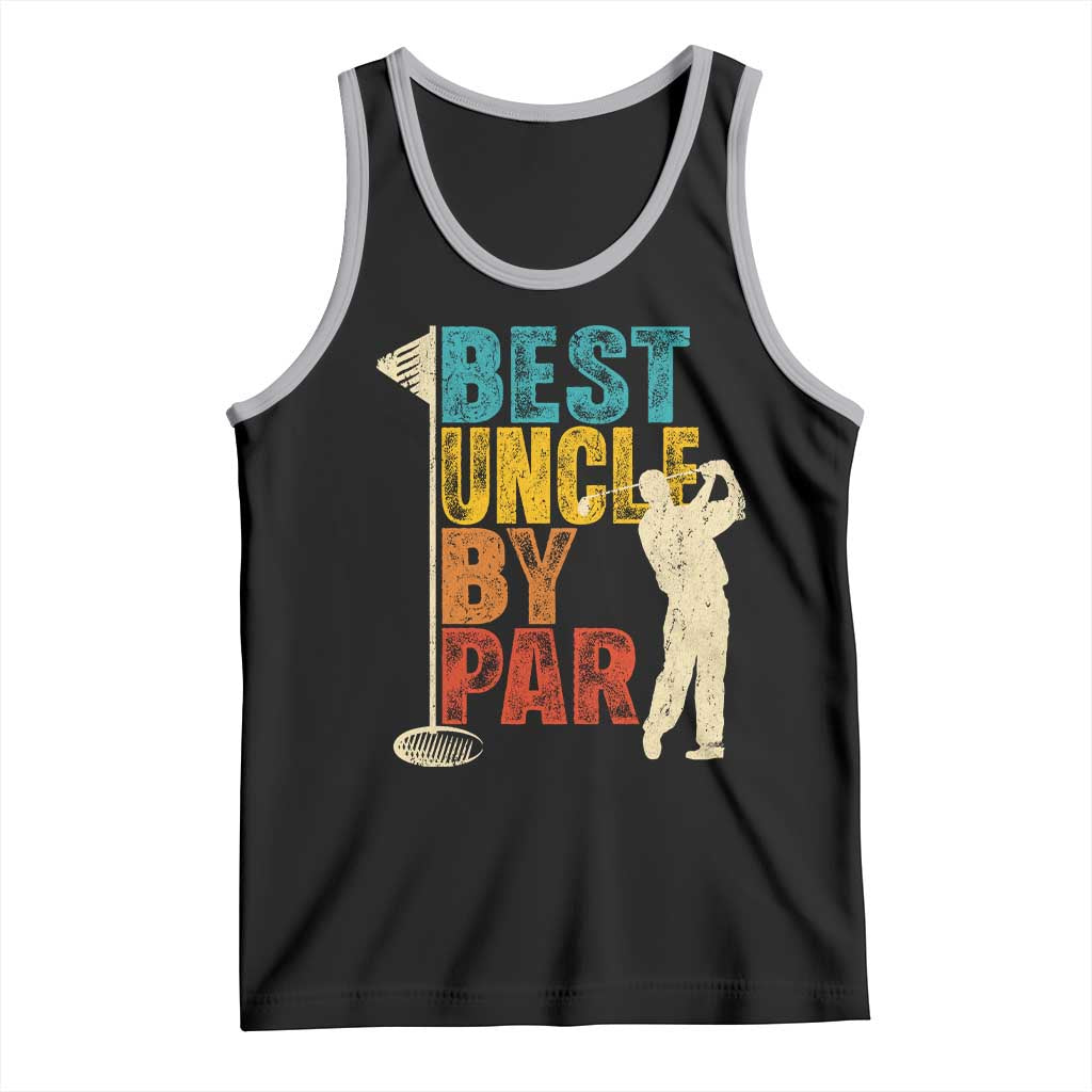 Golf Gifts for Uncle Tank Top Golf Fathers Day Golfer Uncle Gift TS10 Black Athletic Heather Print Your Wear